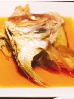鯛の兜煮(ち鯛のアラ)-レシピのメイン写真
