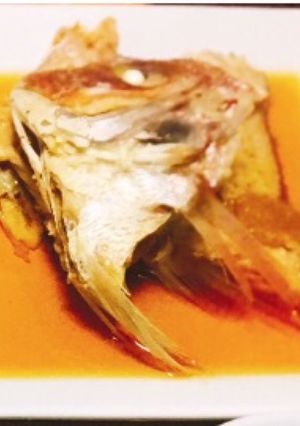 鯛の兜煮(ち鯛のアラ)-レシピのメイン写真