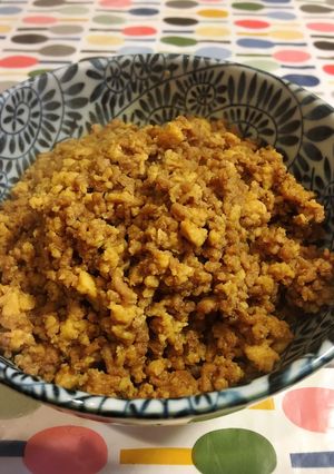 簡単！作りおきにも！凍らせ豆腐の肉そぼろ-レシピのメイン写真
