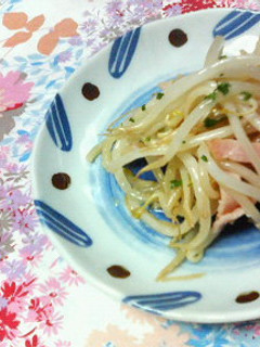 ✿ハムともやしの❀ニンニク✿マヨ醤油炒め-レシピのメイン写真