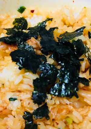 1人ランチに♪レンジで1分キムチ炒飯-レシピのメイン写真