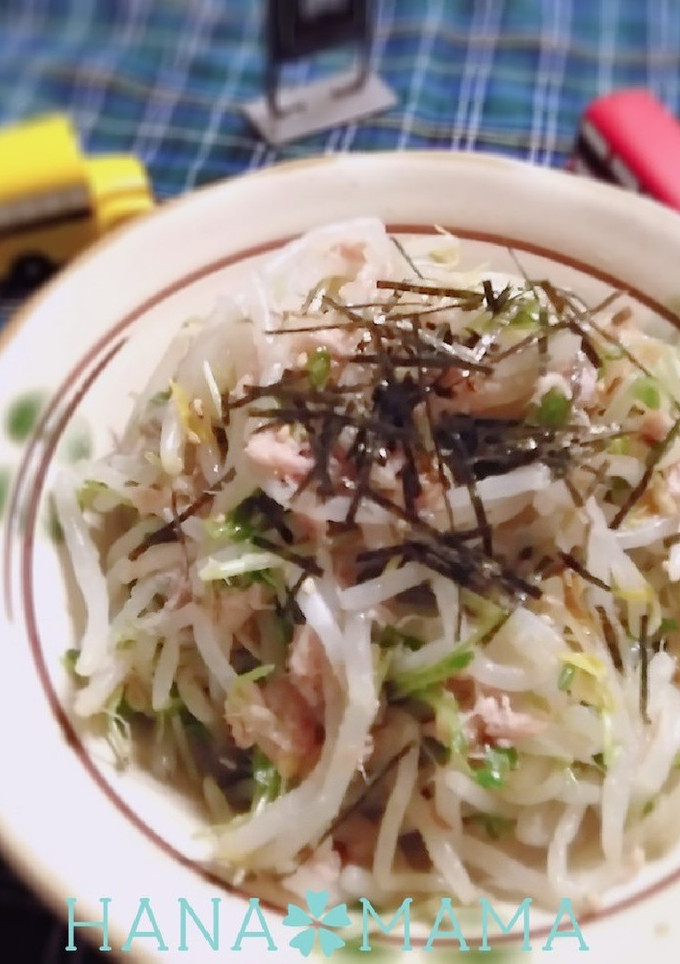 もやしと豆苗♡ツナおかか和え-レシピのメイン写真