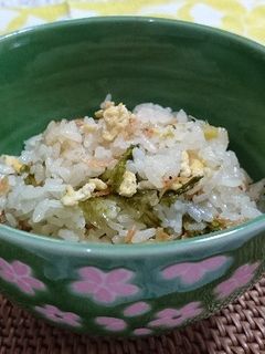 あたただしで卵とあおさの炊き込みご飯-レシピのメイン写真