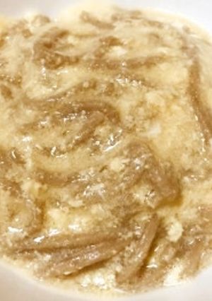 母親の介護食・嚥下食にかき玉餡かけお蕎麦-レシピのメイン写真