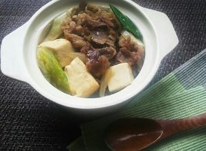 牛こま切れで作る！関西すきやき風肉豆腐-レシピのメイン写真