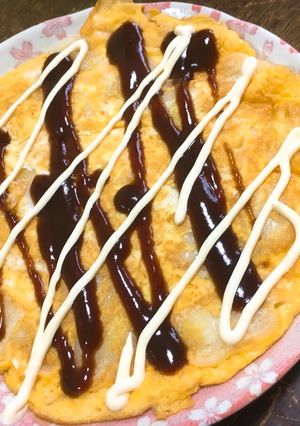 余ったお餅でお餅み焼き-レシピのメイン写真