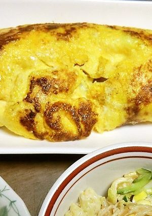 新品のフライパンならやっぱりオムレツ-レシピのメイン写真
