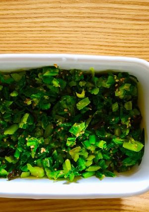 菜飯にも♪葉物で作り置きおかず-レシピのメイン写真