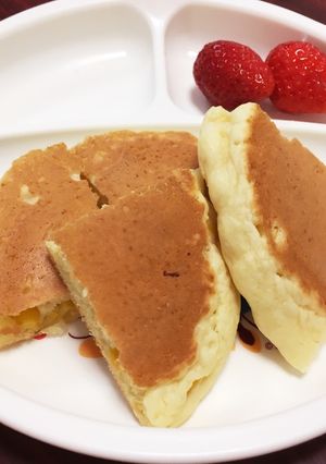 幼児食にも☆マヨコーンパン-レシピのメイン写真