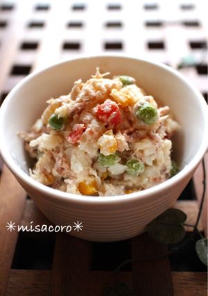 mミックスベジタブルとツナのポテトサラダ-レシピのメイン写真