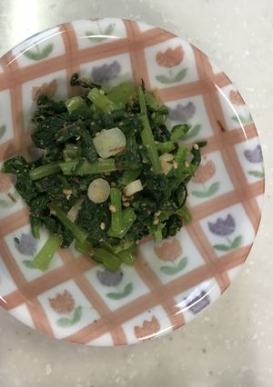 大根葉と春菊の胡麻和え-レシピのメイン写真