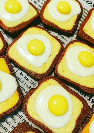 目玉焼きクッキー-レシピのメイン写真