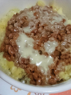 簡単☆じゃがいもと納豆チーズのご飯-レシピのメイン写真
