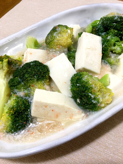 ブロッコリーと豆腐の蟹入りあんかけ-レシピのメイン写真