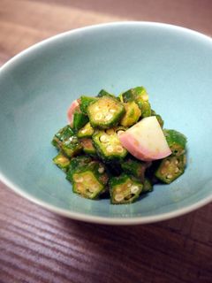 おくらと明太子のうに醤油和え-レシピのメイン写真