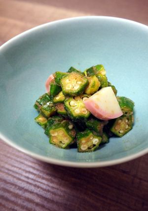 おくらと明太子のうに醤油和え-レシピのメイン写真