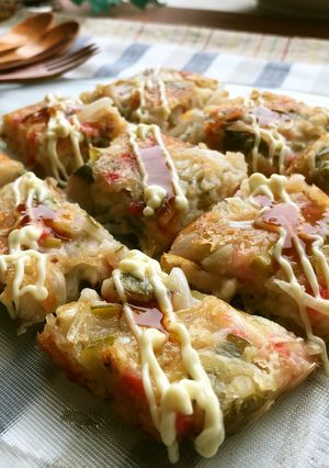もやしとネギのチーズチヂミ-レシピのメイン写真