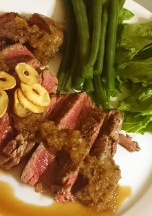 玉葱とりんごのすりおろしステーキソース-レシピのメイン写真