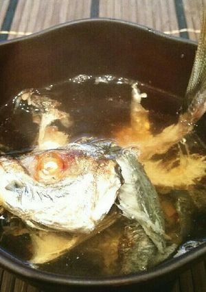 鯵の開きを食べた後のお楽しみ♡干物汁♡-レシピのメイン写真