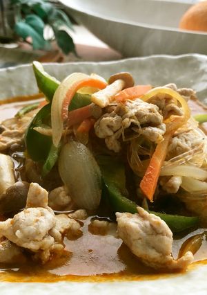 たっぷり野菜！春雨トムヤムクンスープ-レシピのメイン写真