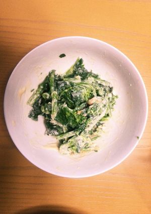 春野菜　菜の花味噌マヨ和え-レシピのメイン写真