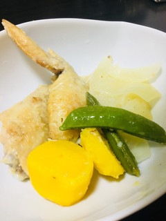 春野菜と手羽先の白ワイン煮-レシピのメイン写真