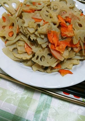 蓮根の炒めなます-レシピのメイン写真