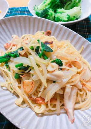 手抜きに見せない☆菜の花ちくわパスタ☆-レシピのメイン写真