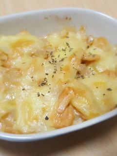 レンジで!玉ねぎとツナのチーズ焼き-レシピのメイン写真