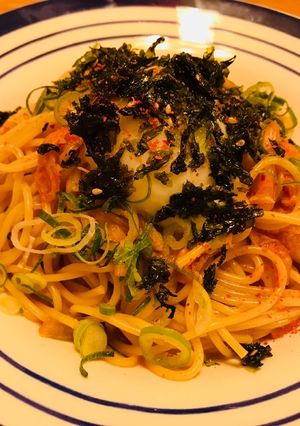 レンジDEキムチパスタ-レシピのメイン写真