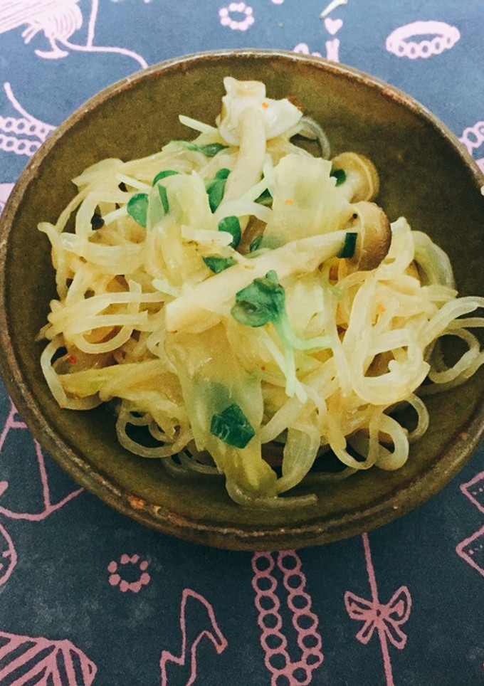 しらたきとしめじのキンピラ-レシピのメイン写真