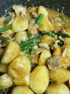 新じゃがと豚肉の味噌炒め-レシピのメイン写真