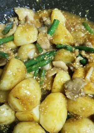 新じゃがと豚肉の味噌炒め-レシピのメイン写真