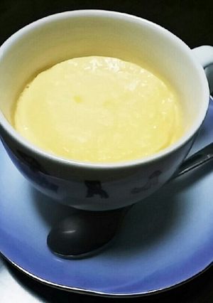 蜂蜜入りホットプリン(１才未満禁止)-レシピのメイン写真