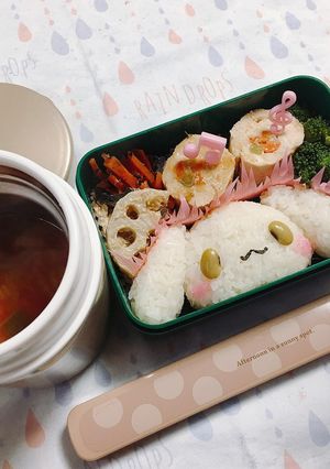 詰めるのも簡単♪シナモンキャラ弁-レシピのメイン写真