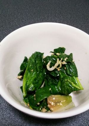ほうれん草としらすのお浸し-レシピのメイン写真