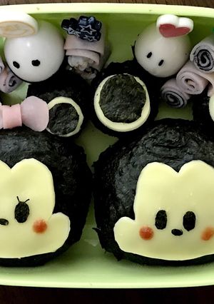 キャラ弁☆ミッキー＆ミニー♡-レシピのメイン写真