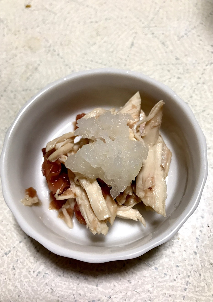 鶏肉の梅肉おろし和え-レシピのメイン写真