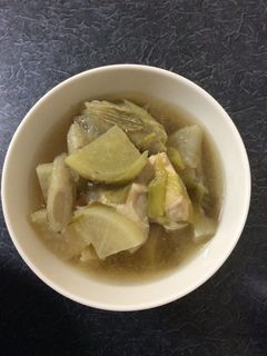 鶏肉と大根とごぼうとねぎのゆずこしょう煮-レシピのメイン写真