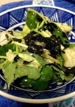 三つ葉と海苔の♪即席♪サラダ-レシピのメイン写真