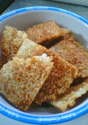 ごはんＤＥせんべい-レシピのメイン写真