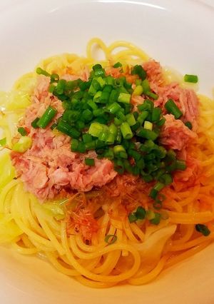 シンプルで美味い！ポン酢でツナパスタ♪-レシピのメイン写真