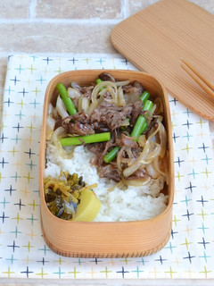 牛肉とにんにくの芽の甘辛照り焼き-レシピのメイン写真