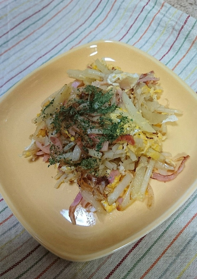 簡単で美味！ジャガイモの野菜炒め-レシピのメイン写真