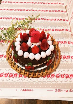 バレンタインに！炊飯器で簡単チョコケーキ-レシピのメイン写真