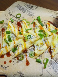 油揚げのうに醤油しらすピザ-レシピのメイン写真
