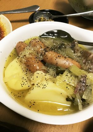 牛スネ肉の白ワイン煮込み-レシピのメイン写真