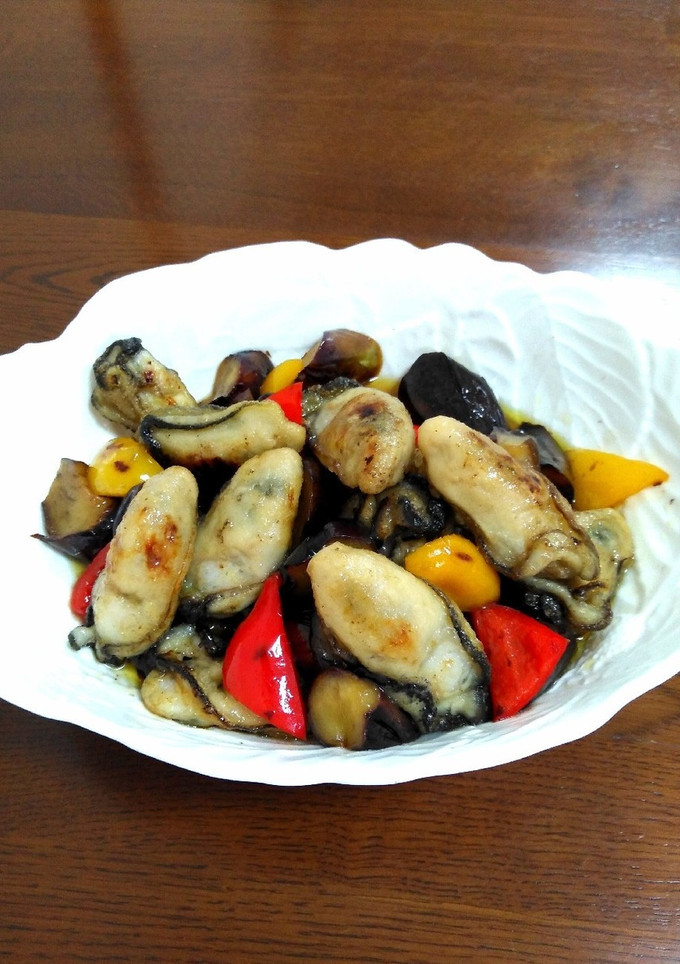 牡蠣と炒め野菜のマリネ-レシピのメイン写真