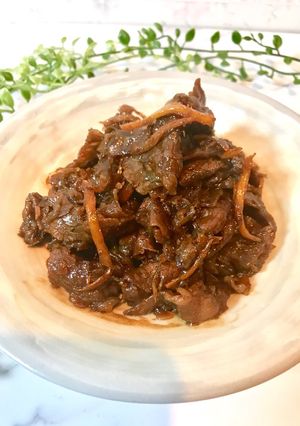 ひと手間でパサパサしない牛肉のしぐれ煮-レシピのメイン写真