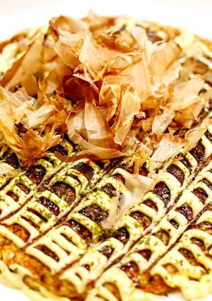 小麦粉不使用☆山芋のお好み焼き-レシピのメイン写真